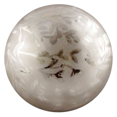 Silver Dome Murcary Glass Cabinet Knob